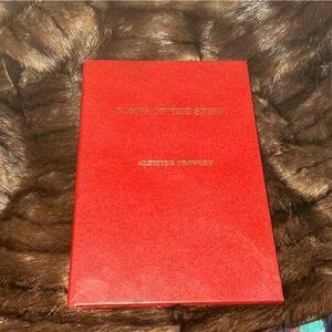 SONGS OF THE SPIRIT Limited-Edition Numbered hardcover book Aleister Crowley